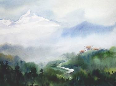 Original Fine Art Landscape Paintings by Samiran Sarkar