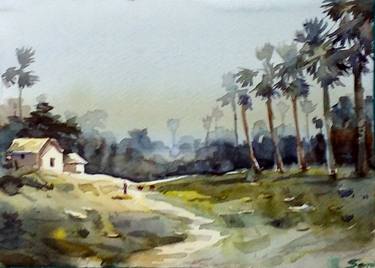 Original Fine Art Landscape Paintings by Samiran Sarkar