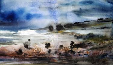 Abstract Landscape - Watercolor Painting thumb