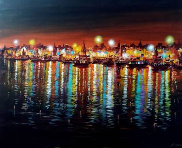 Original Fine Art Landscape Paintings by Samiran Sarkar