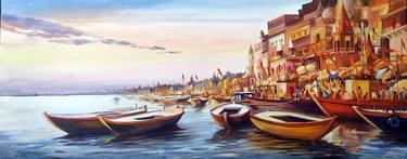 Original Fine Art Cities Paintings by Samiran Sarkar