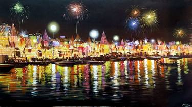 Original Fine Art Cities Paintings by Samiran Sarkar