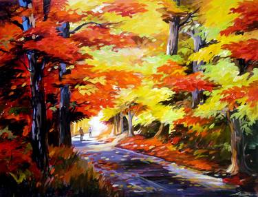 Original Fine Art Landscape Paintings by Samiran Sarkar