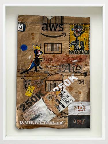 Original Conceptual Abstract Painting by Angel Diaz