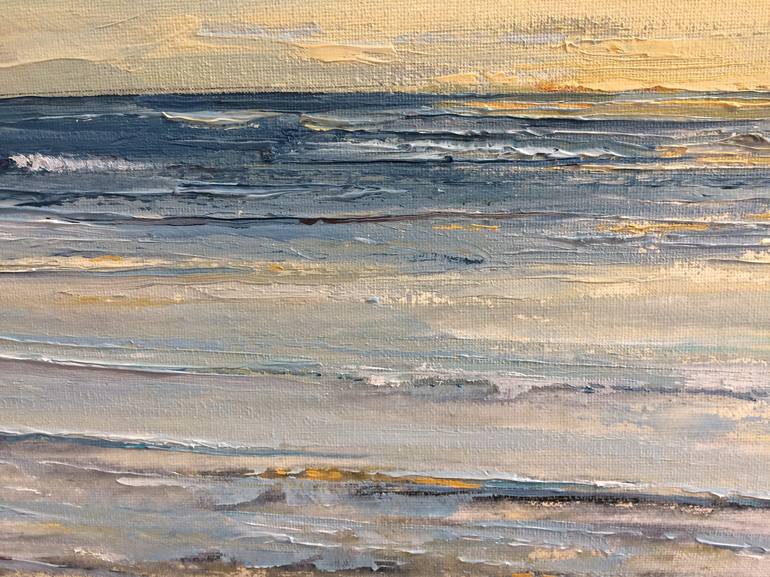 Original Impressionism Beach Painting by Chris Elsden