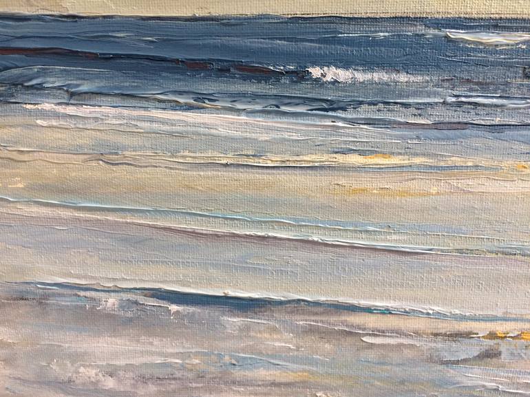 Original Impressionism Beach Painting by Chris Elsden