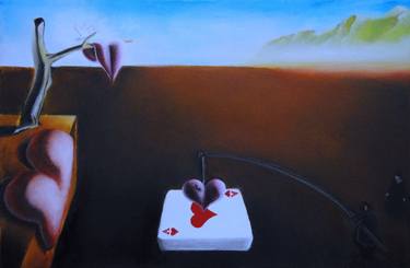 Print of Surrealism Love Paintings by Paun Stefan