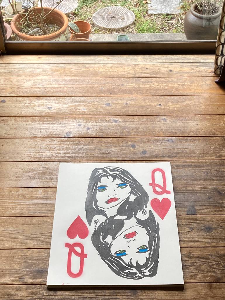 Original Abstract Pop Culture/Celebrity Painting by Michael Duke Pavoni