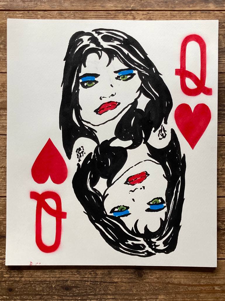 Original Abstract Pop Culture/Celebrity Painting by Michael Duke Pavoni