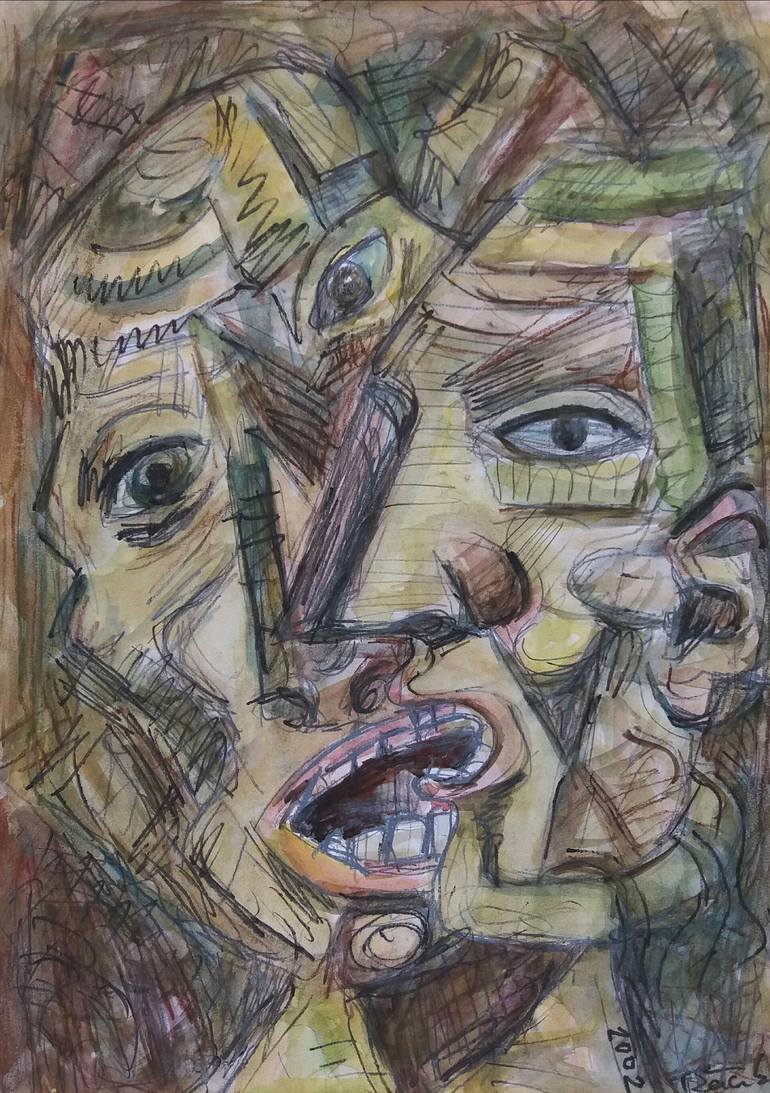 Depression Painting by Lubomir Tkacik | Saatchi Art