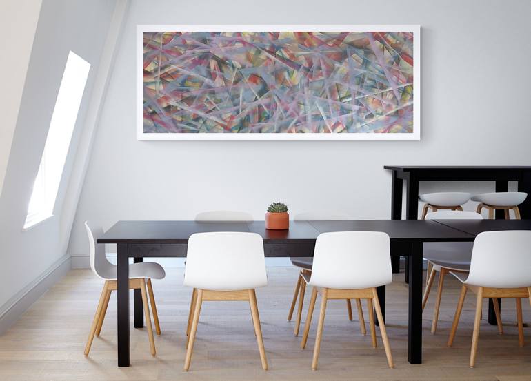 Original Abstract Expressionism Abstract Painting by James Steinmetz