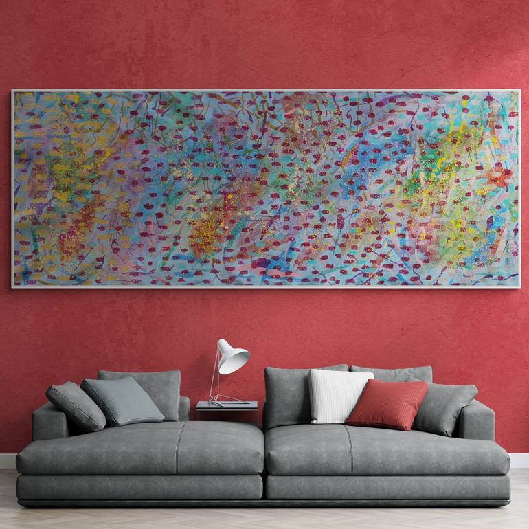 Original Abstract Expressionism Abstract Painting by James Steinmetz