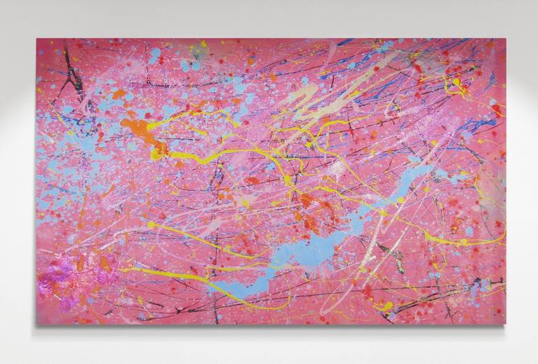 Original Abstract Expressionism Abstract Painting by James Steinmetz