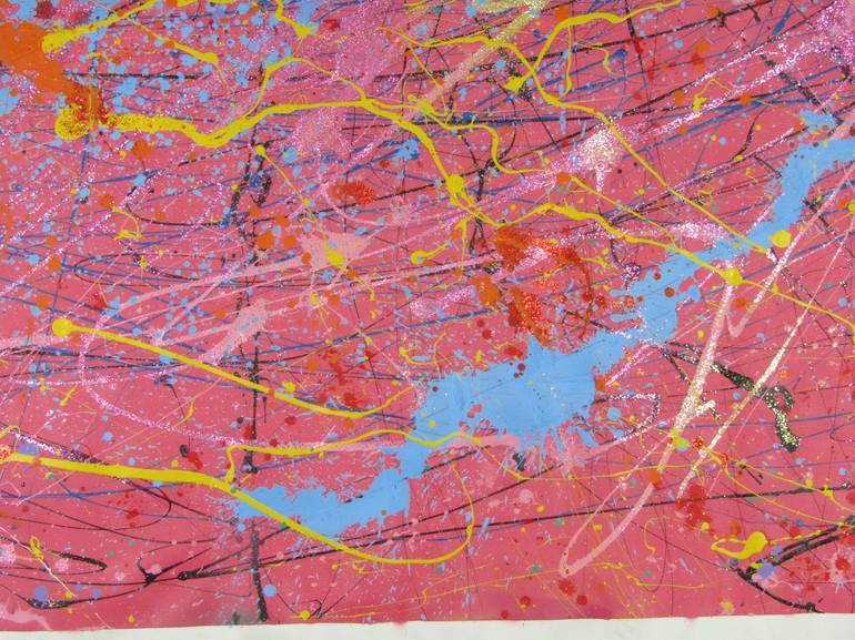 Original Abstract Expressionism Abstract Painting by James Steinmetz