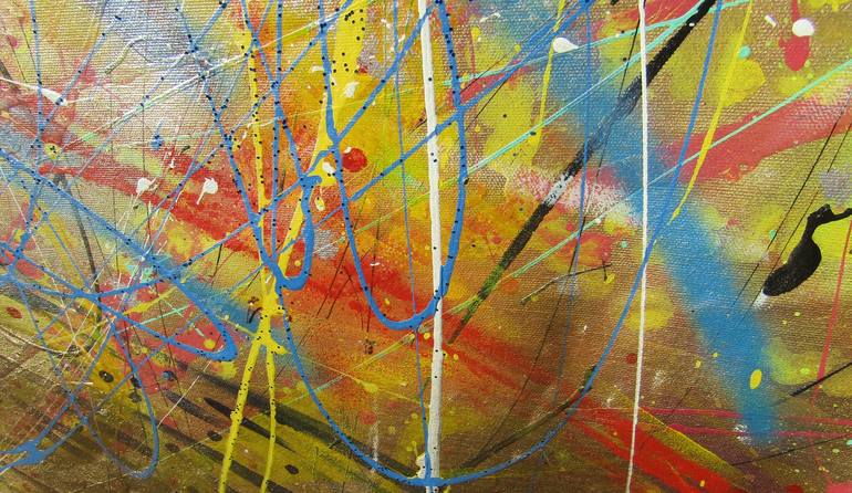 Original Abstract Expressionism Abstract Painting by James Steinmetz