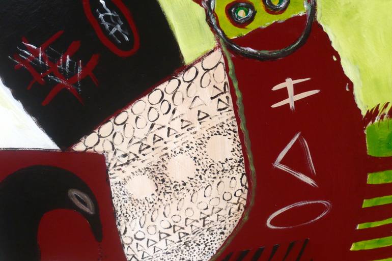 Original Abstract Expressionism Abstract Painting by Concha Flores Vay