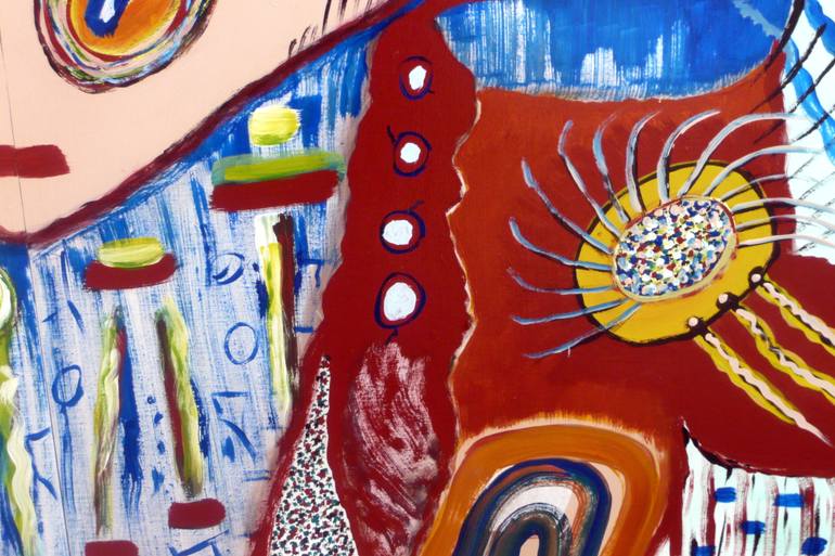 Original Abstract Expressionism Abstract Painting by Concha Flores Vay