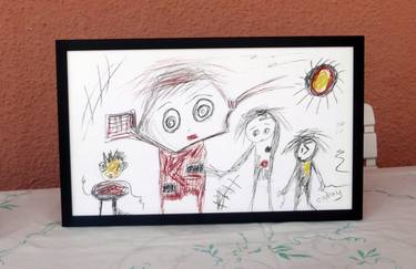 Original Children Drawings by Concha Flores Vay