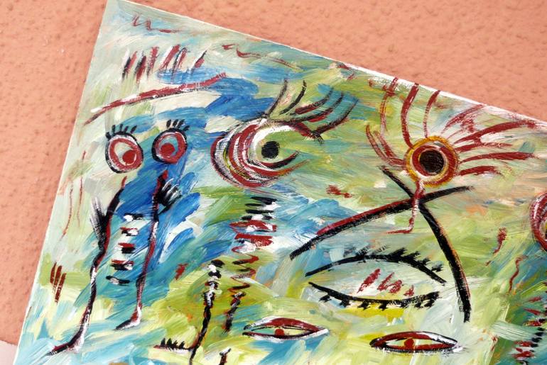 Original Abstract Expressionism Abstract Painting by Concha Flores Vay