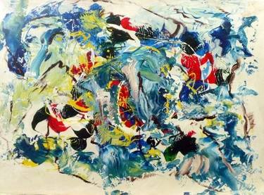 Print of Abstract Expressionism Nature Paintings by Concha Flores Vay