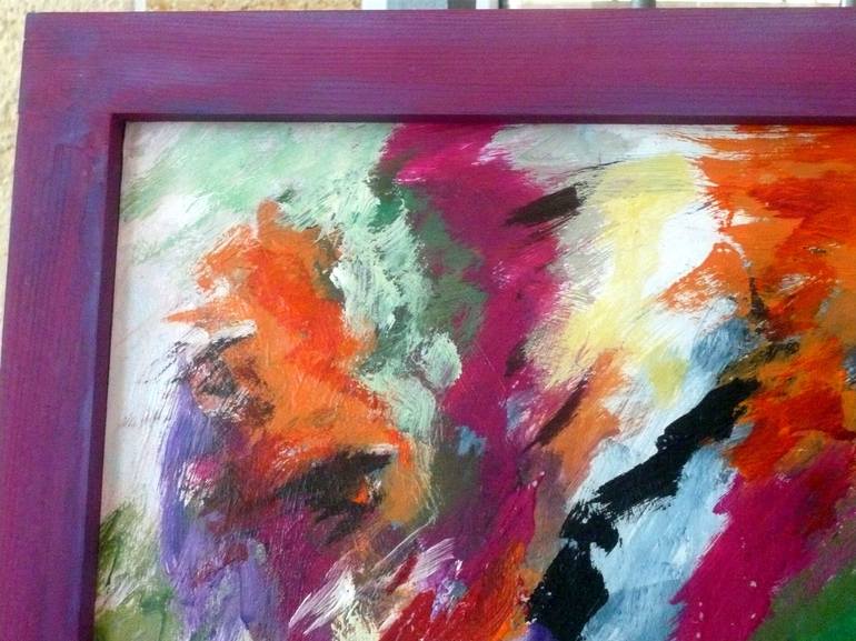 Original Abstract Expressionism Landscape Painting by Concha Flores Vay