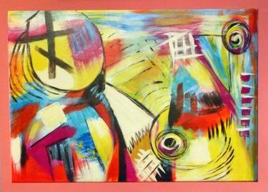 Print of Abstract Expressionism Fantasy Paintings by Concha Flores Vay