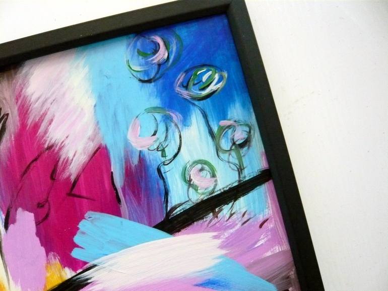 Original Abstract Expressionism Abstract Painting by Concha Flores Vay