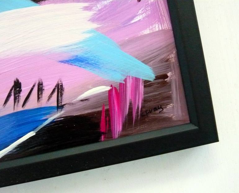 Original Abstract Expressionism Abstract Painting by Concha Flores Vay