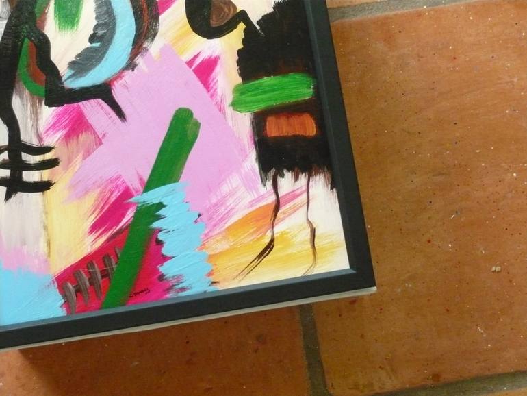Original Abstract Expressionism Abstract Painting by Concha Flores Vay