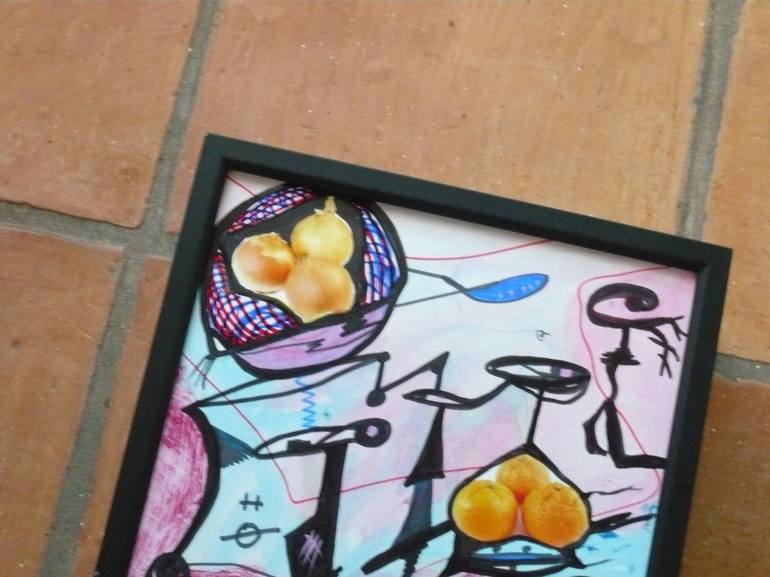 Original Abstract Expressionism Still Life Painting by Concha Flores Vay