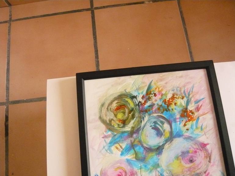 Original Floral Painting by Concha Flores Vay