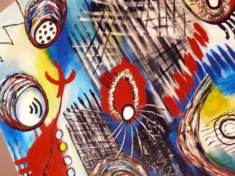 Original Abstract Expressionism Abstract Painting by Concha Flores Vay