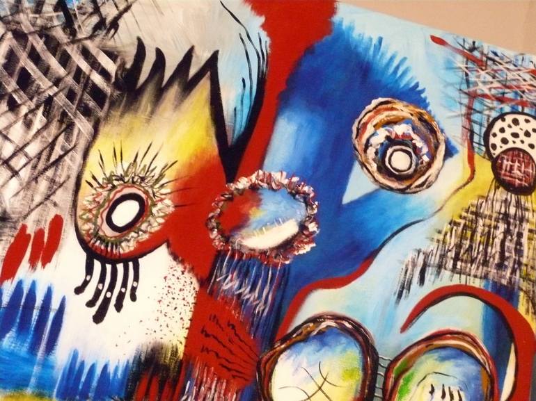 Original Abstract Expressionism Abstract Painting by Concha Flores Vay