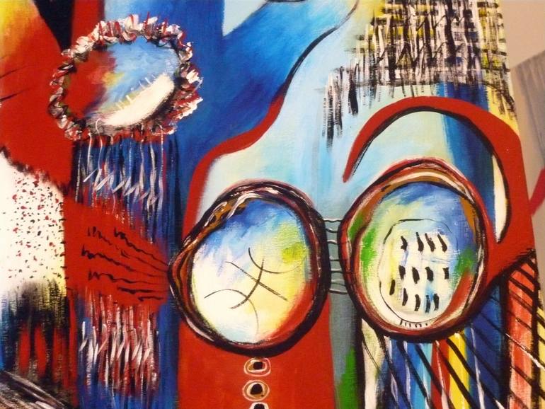 Original Abstract Expressionism Abstract Painting by Concha Flores Vay