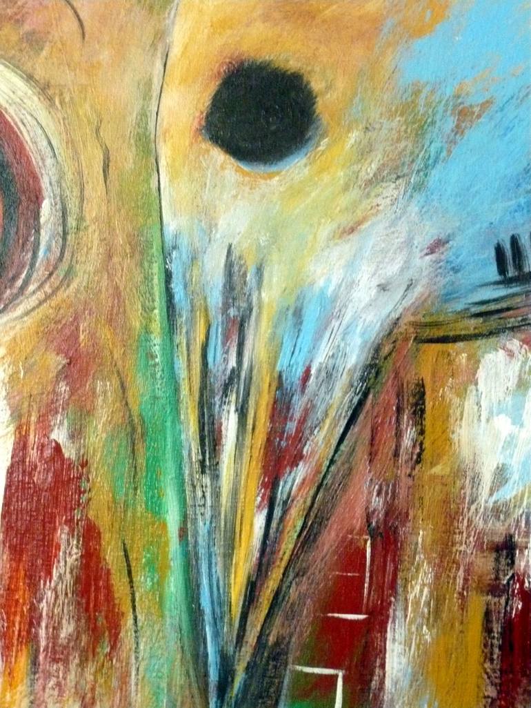 Original Abstract Expressionism Abstract Painting by Concha Flores Vay