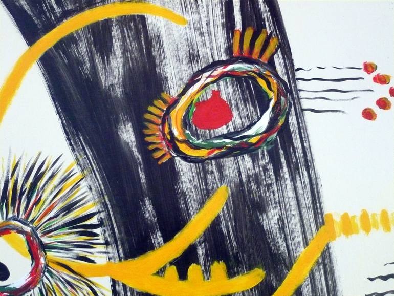 Original Abstract Expressionism Abstract Painting by Concha Flores Vay