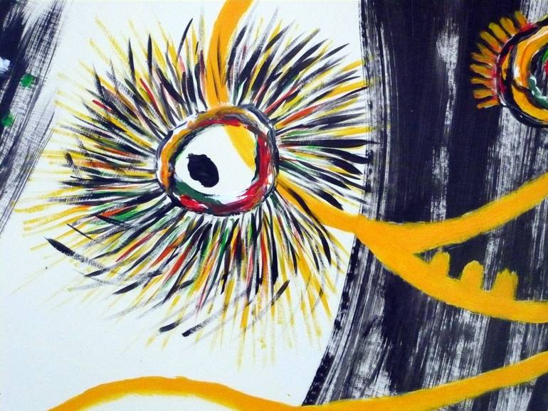 Original Abstract Expressionism Abstract Painting by Concha Flores Vay