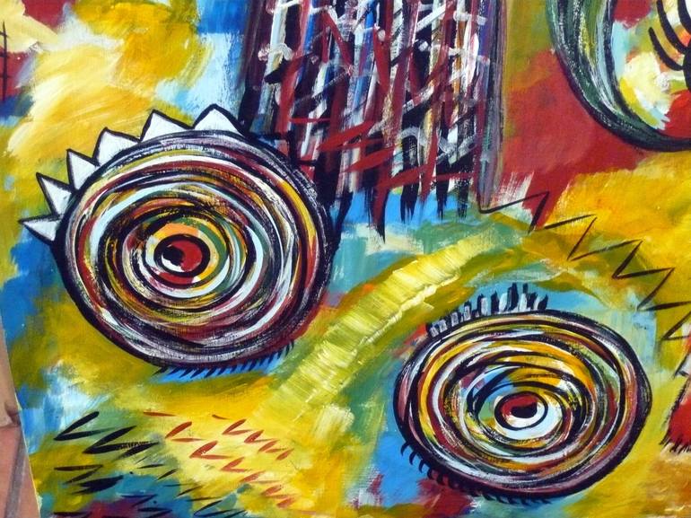 Original Abstract Painting by Concha Flores Vay