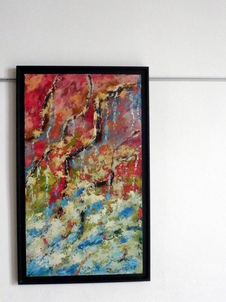 Original Abstract Painting by Concha Flores Vay