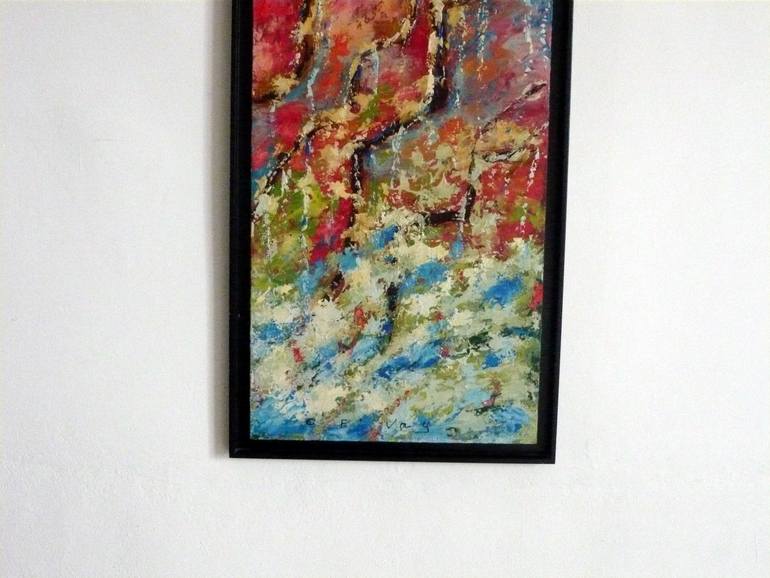 Original Abstract Painting by Concha Flores Vay