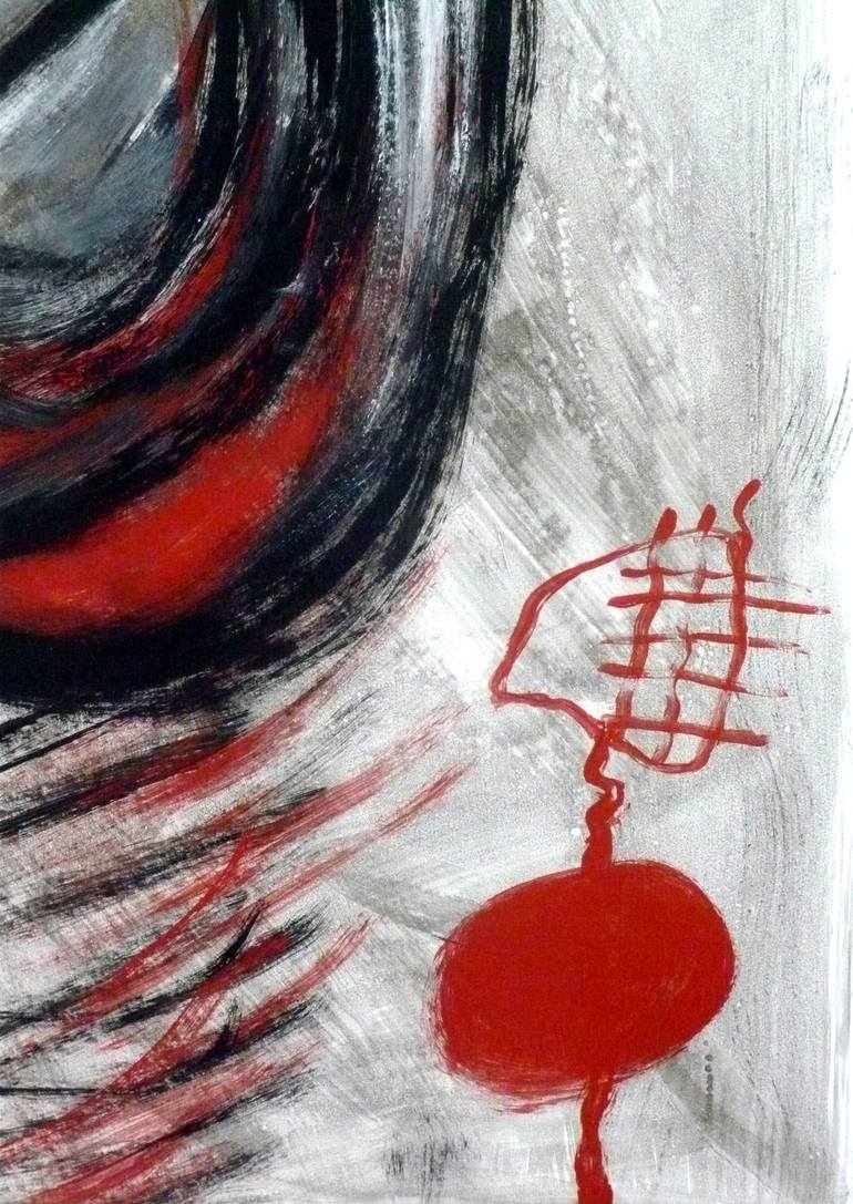 Original Abstract Expressionism Abstract Painting by Concha Flores Vay