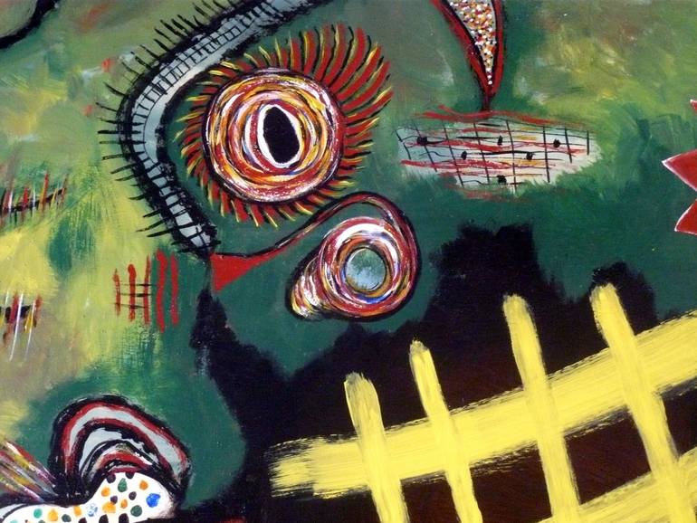 Original Abstract Expressionism Abstract Painting by Concha Flores Vay