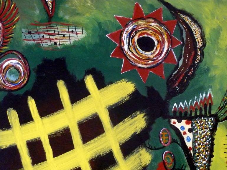 Original Abstract Expressionism Abstract Painting by Concha Flores Vay