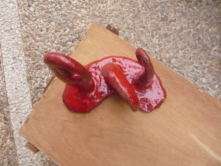 Original Pop Art Abstract Sculpture by Concha Flores Vay