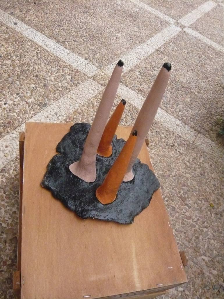 Original Pop Art Abstract Sculpture by Concha Flores Vay