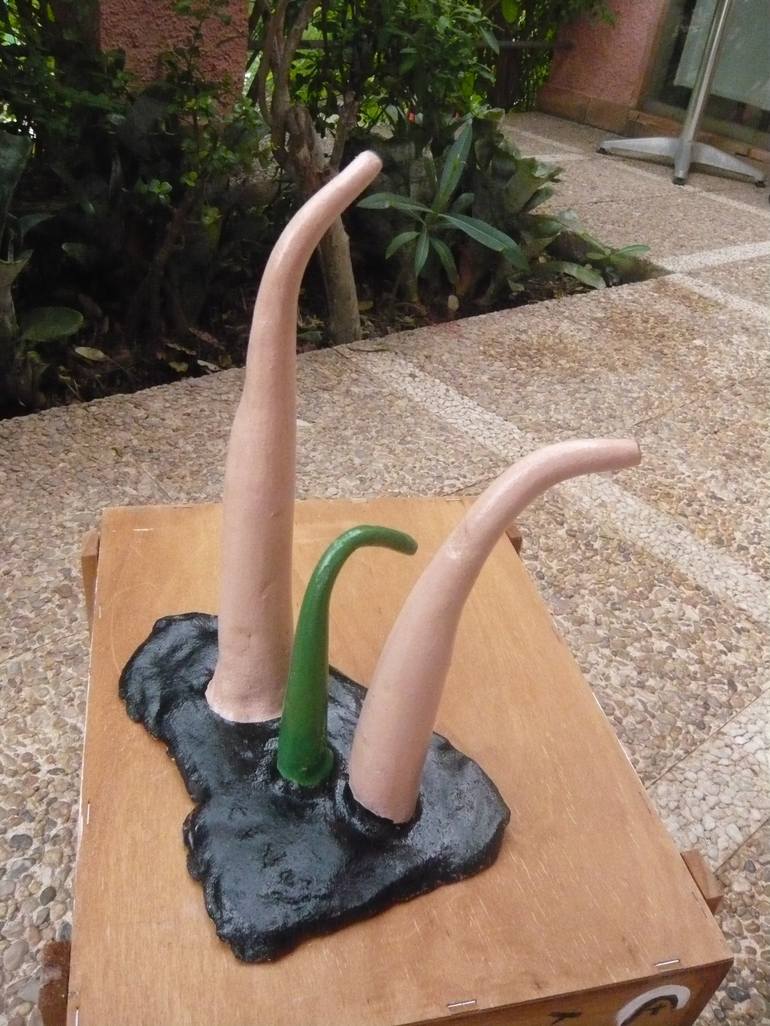 Original Pop Art Abstract Sculpture by Concha Flores Vay