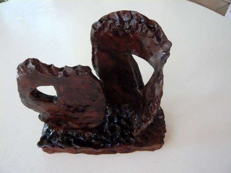 Original Abstract Sculpture by Concha Flores Vay