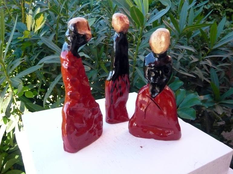 Print of Kids Sculpture by Concha Flores Vay