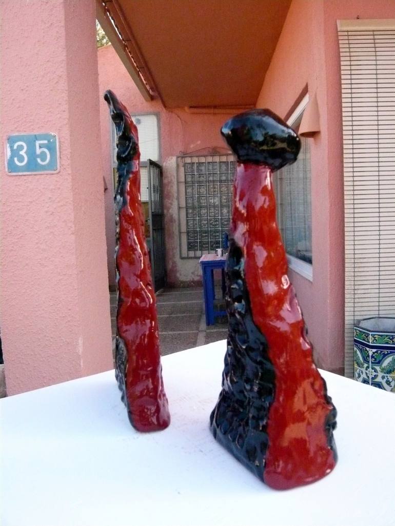 Original Children Sculpture by Concha Flores Vay