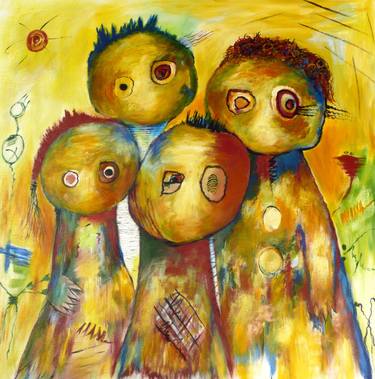 Original Family Paintings by Concha Flores Vay